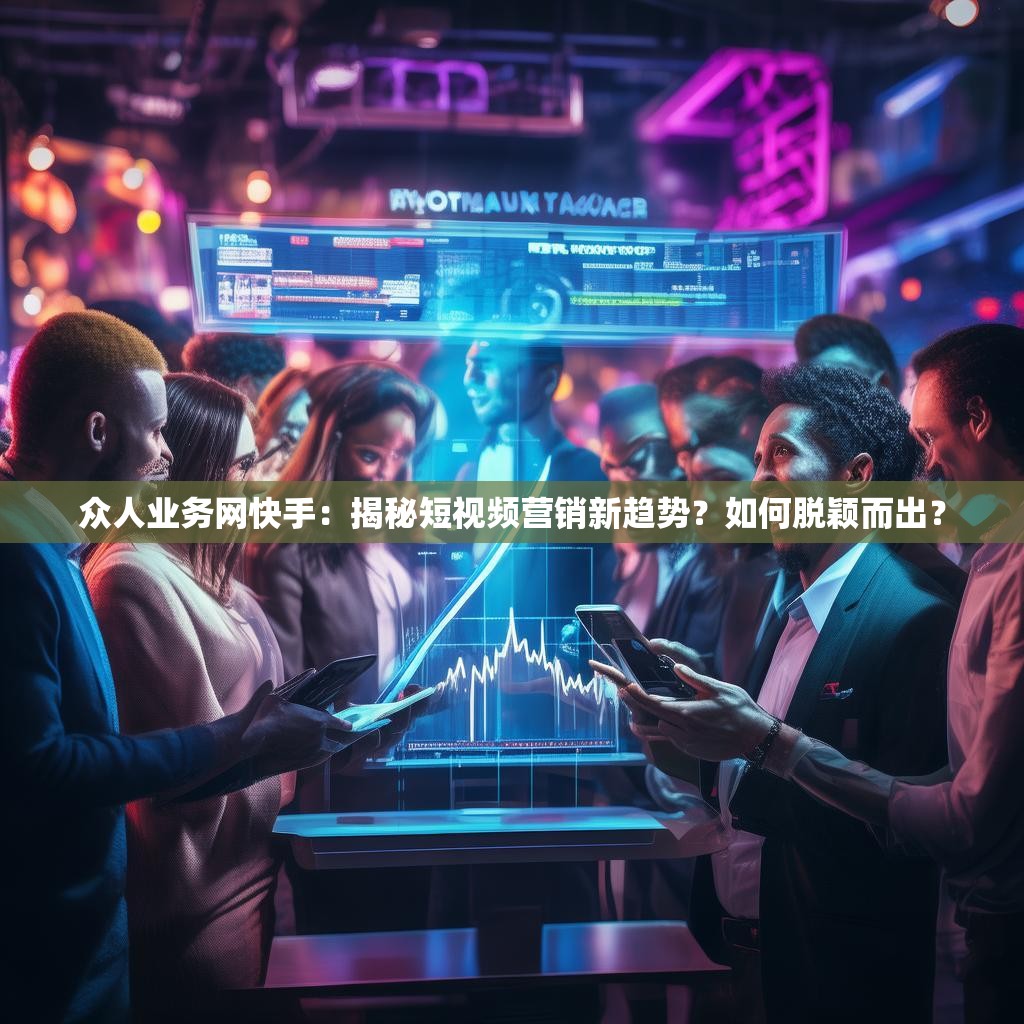 眾人業務網快手：揭秘短視頻營銷新趨勢？如何脫穎而出？