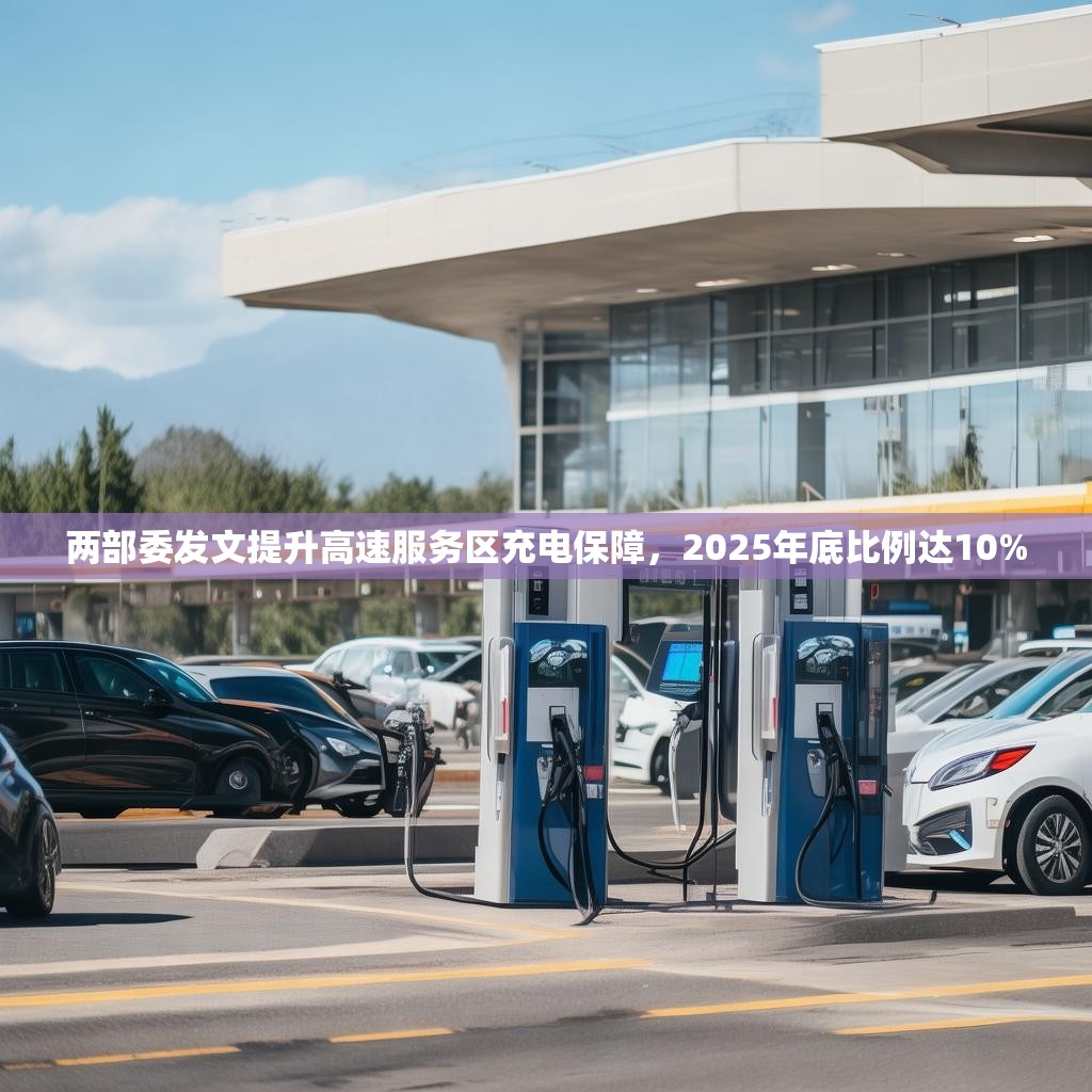 兩部委發文提升高速服務區充電保障，2025年底比例達10%