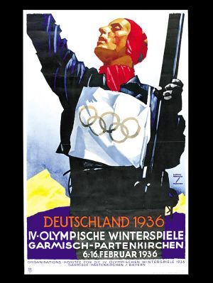 百年奧運(yùn)海報(bào)見(jiàn)證世界在歷史硝煙中完美保存（圖）